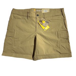 Carhartt Women’s Straight Fit Shorts Force Madden Cargo Size 16 Dark Khaki NWT